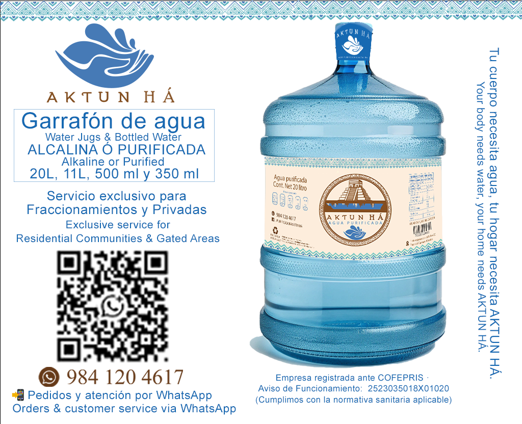 Garrafón Aktún Há - Agua Alcalina